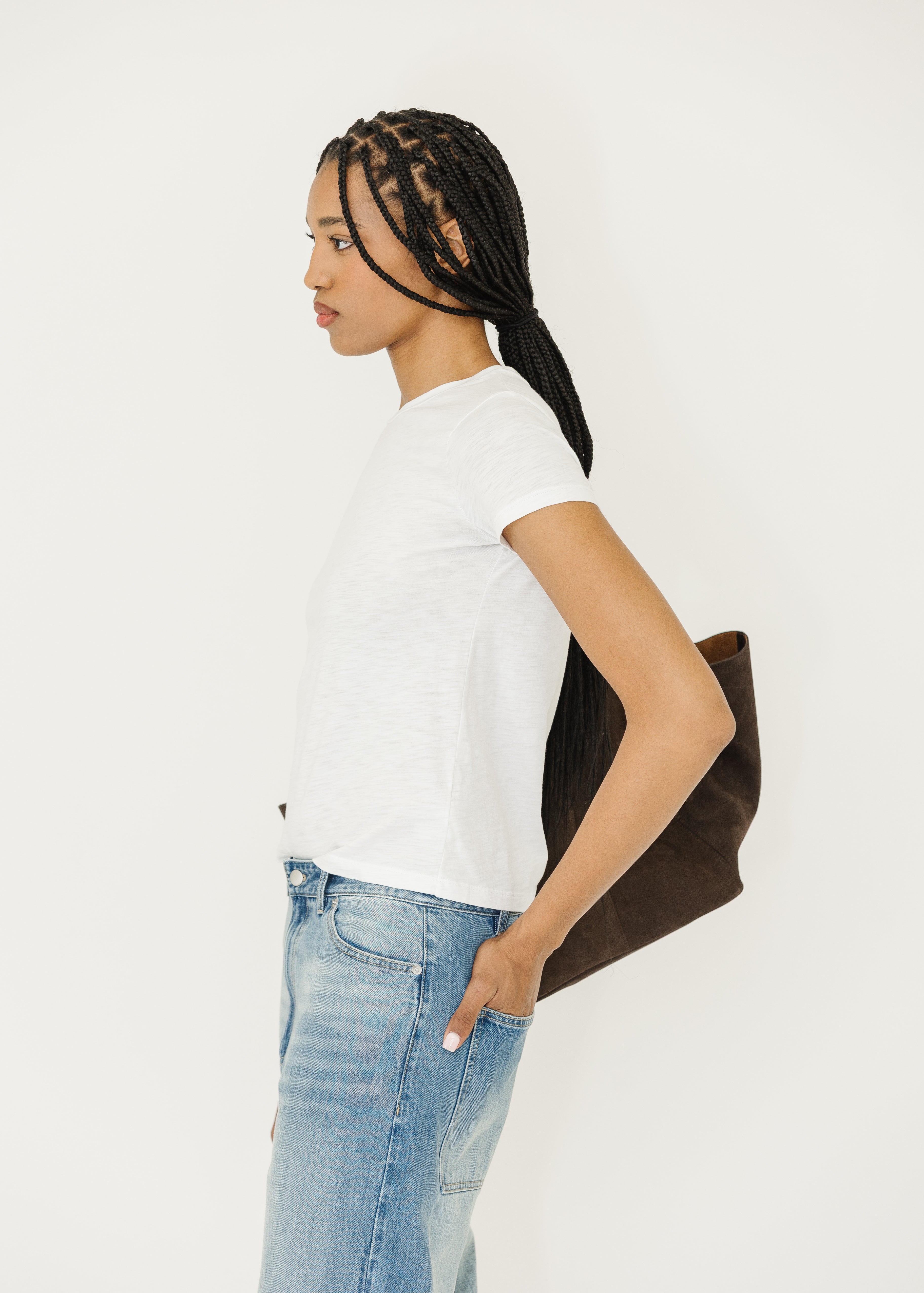 Velvet Ryland Tee in White | Shop Tula