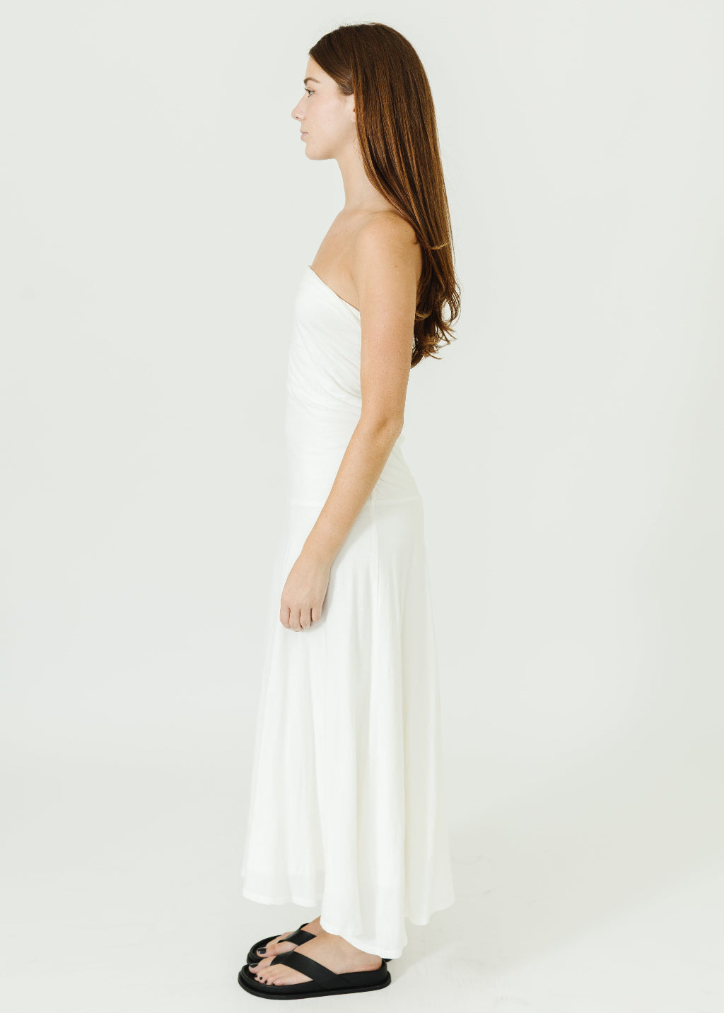 Velvet Sonia Dress in Parchment | Shop Tula