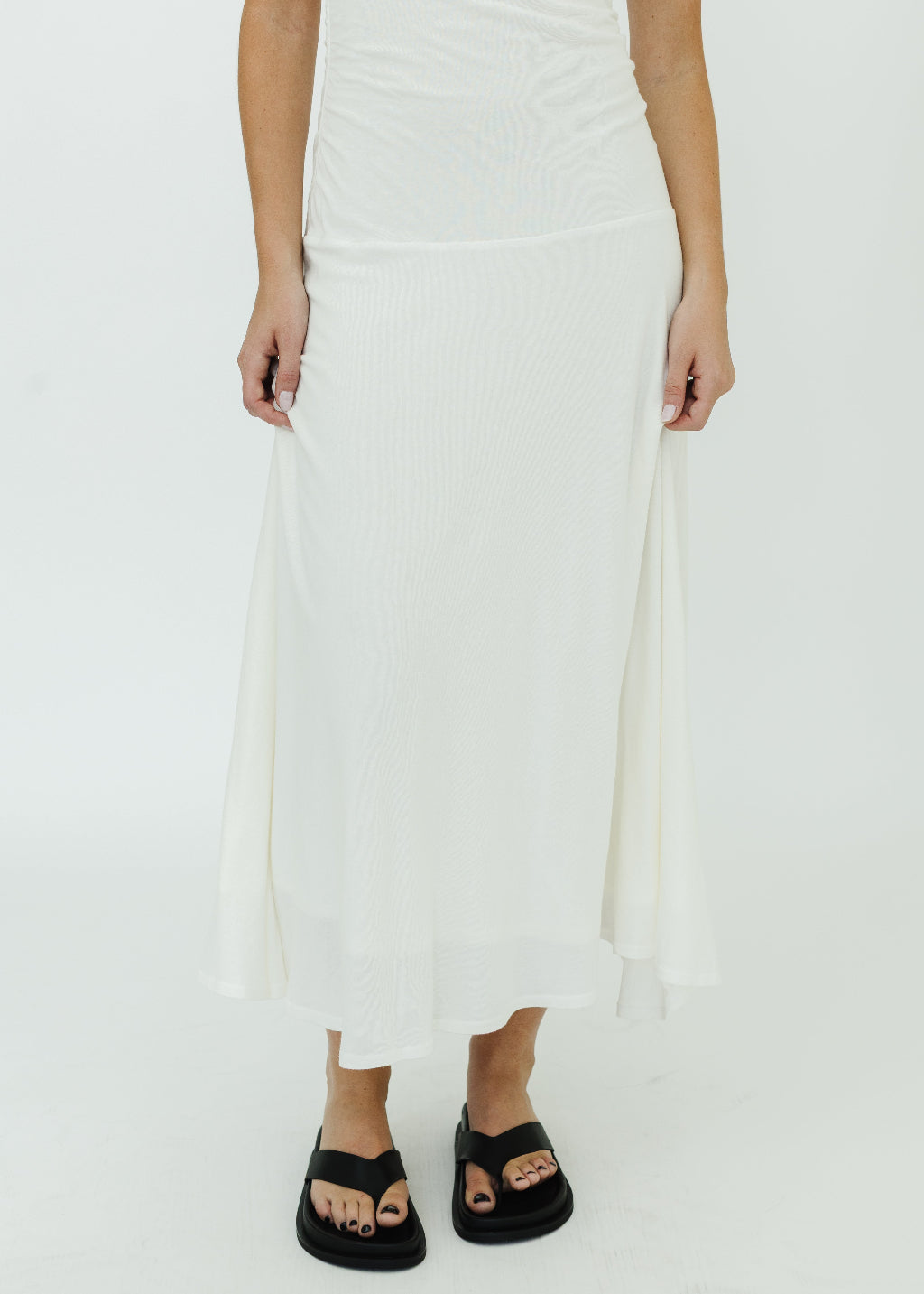 Velvet Sonia Dress in Parchment | Shop Tula