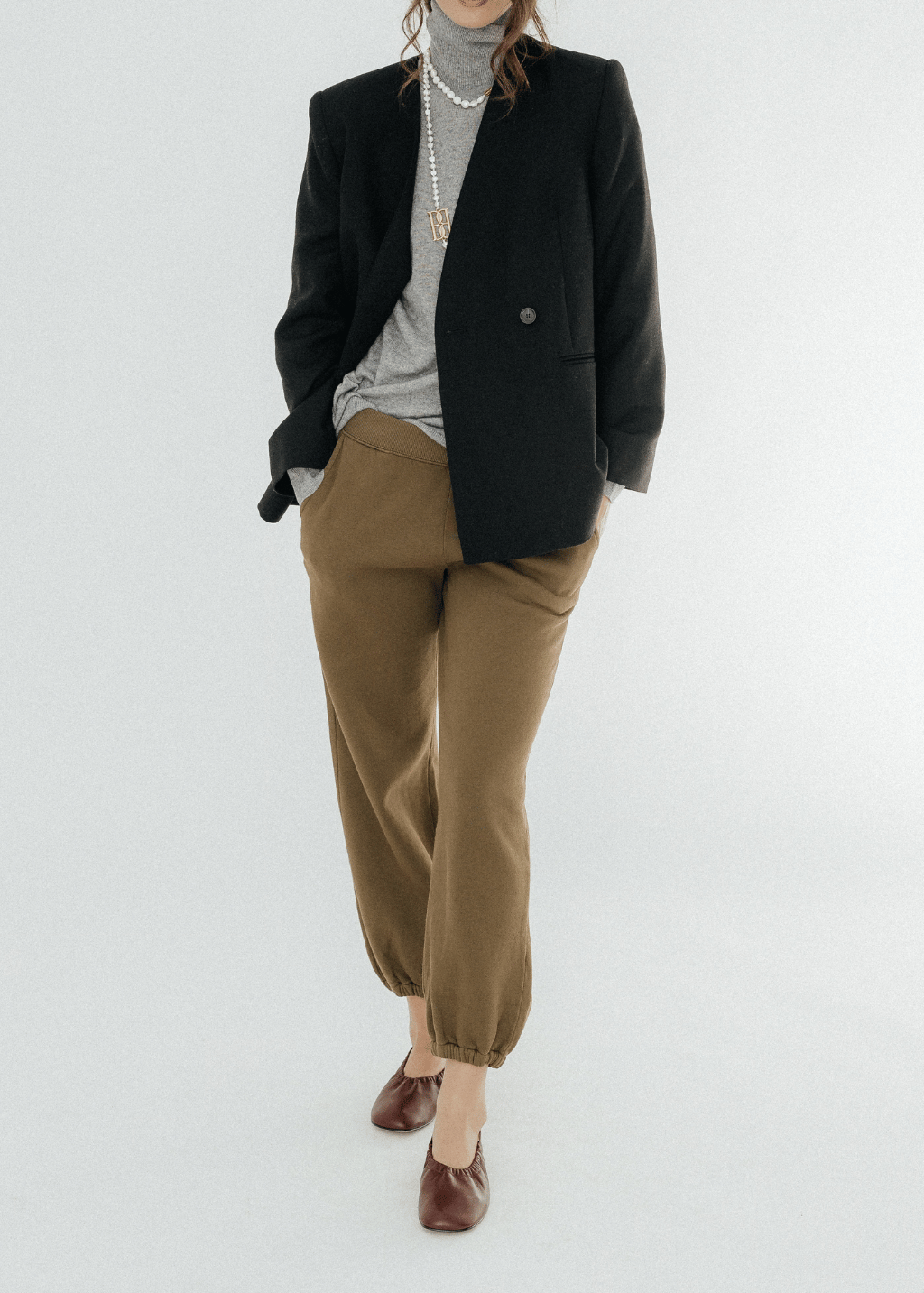 Velvet Zara Lounge Pants in Musk | Shop Tula