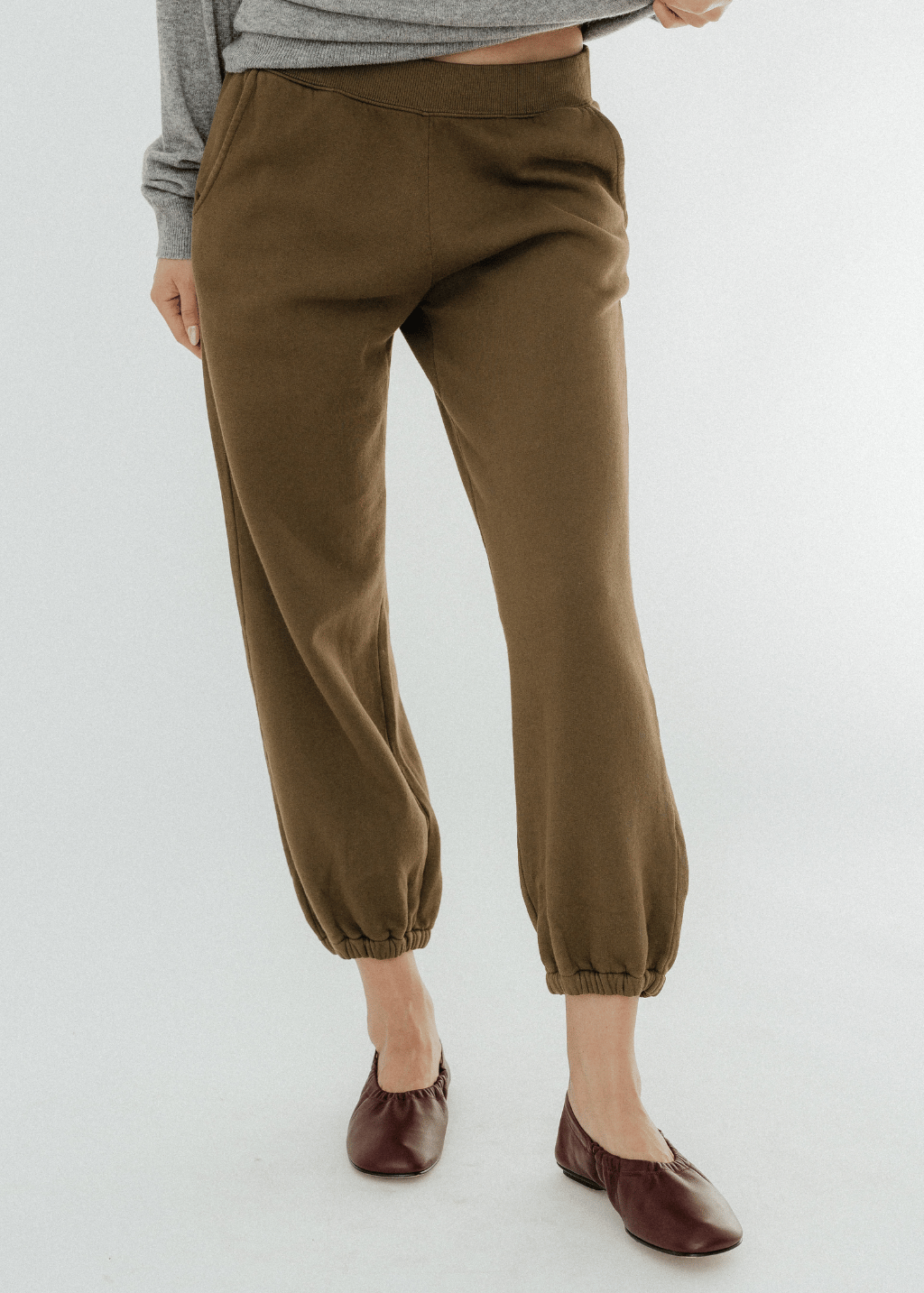 Velvet Zara Lounge Pants in Musk | Shop Tula