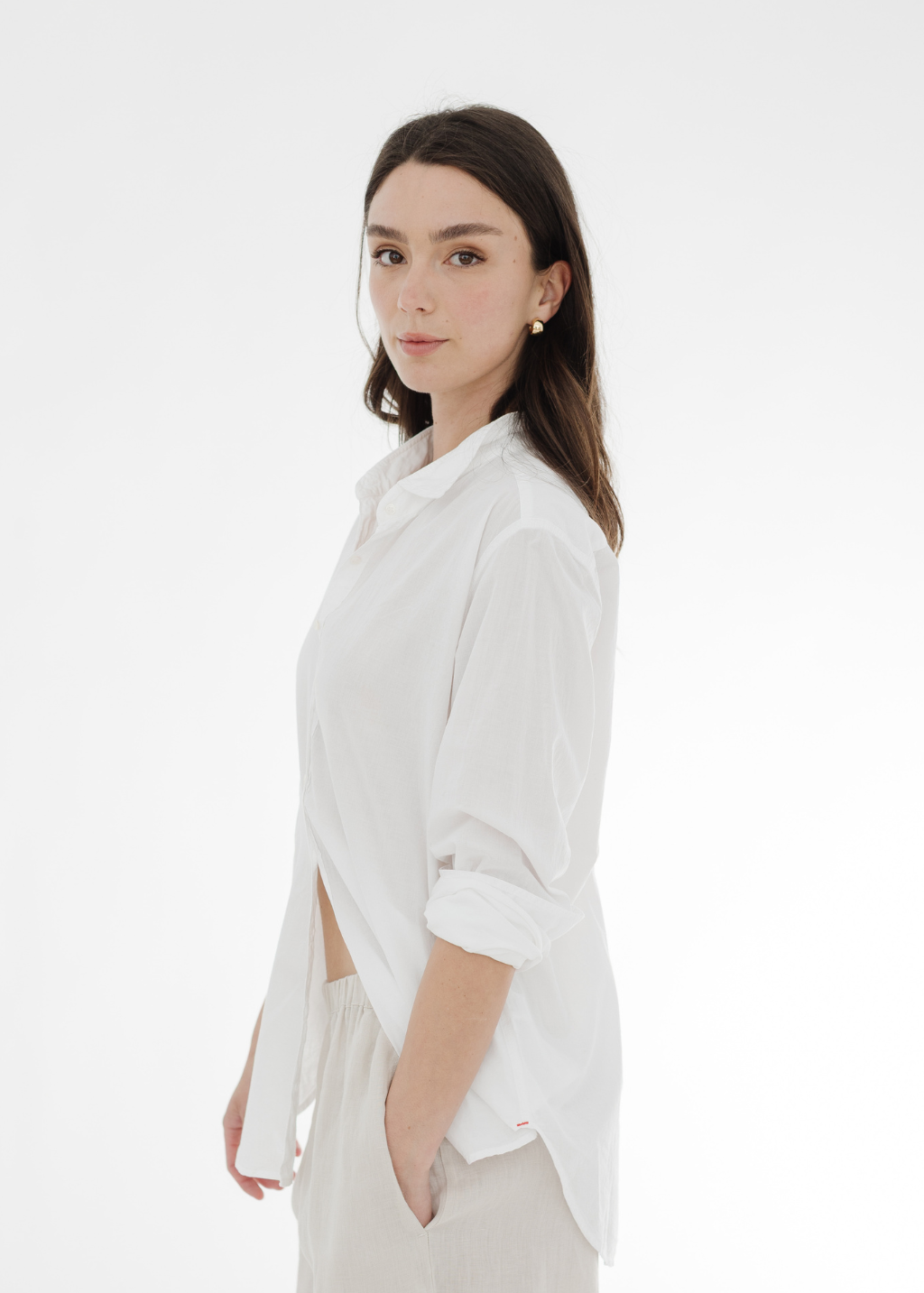 Xírena Beau Shirt in White | Shop Tula