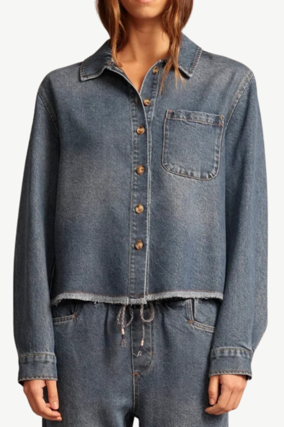 Xírena Ben Shirt in Meridian Blue | Shop Tula