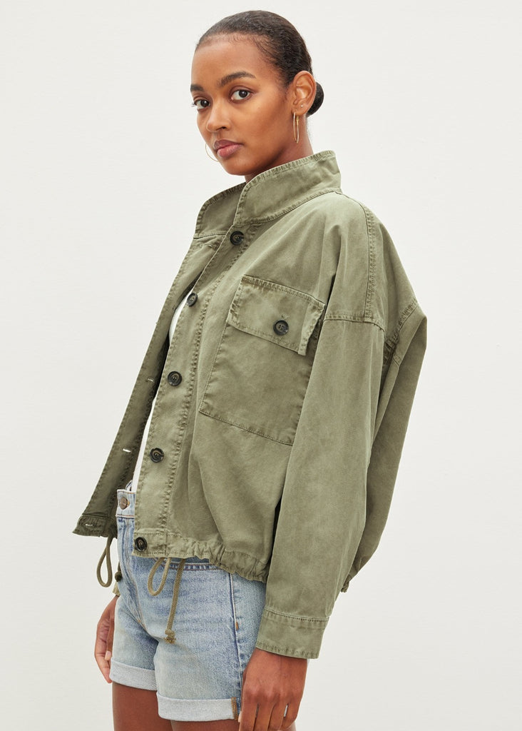 Velvet Nicola Jacket in Axe | Tula's Online Boutique