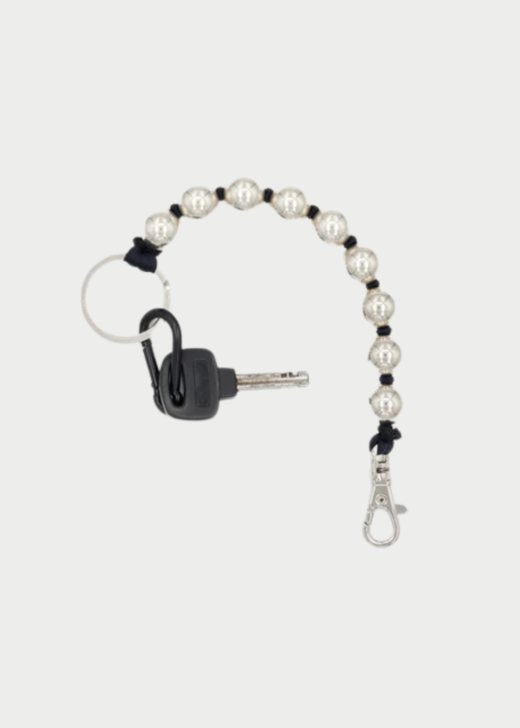 ina.seifart BIG Perlen Short in Silver/Black | Shop Tula