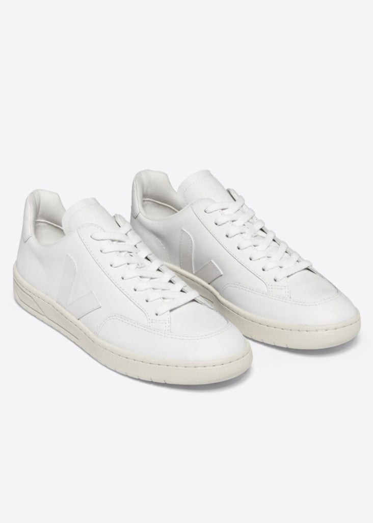 VEJA North America V-12 Leather in Extra White | Tula's Online Boutique