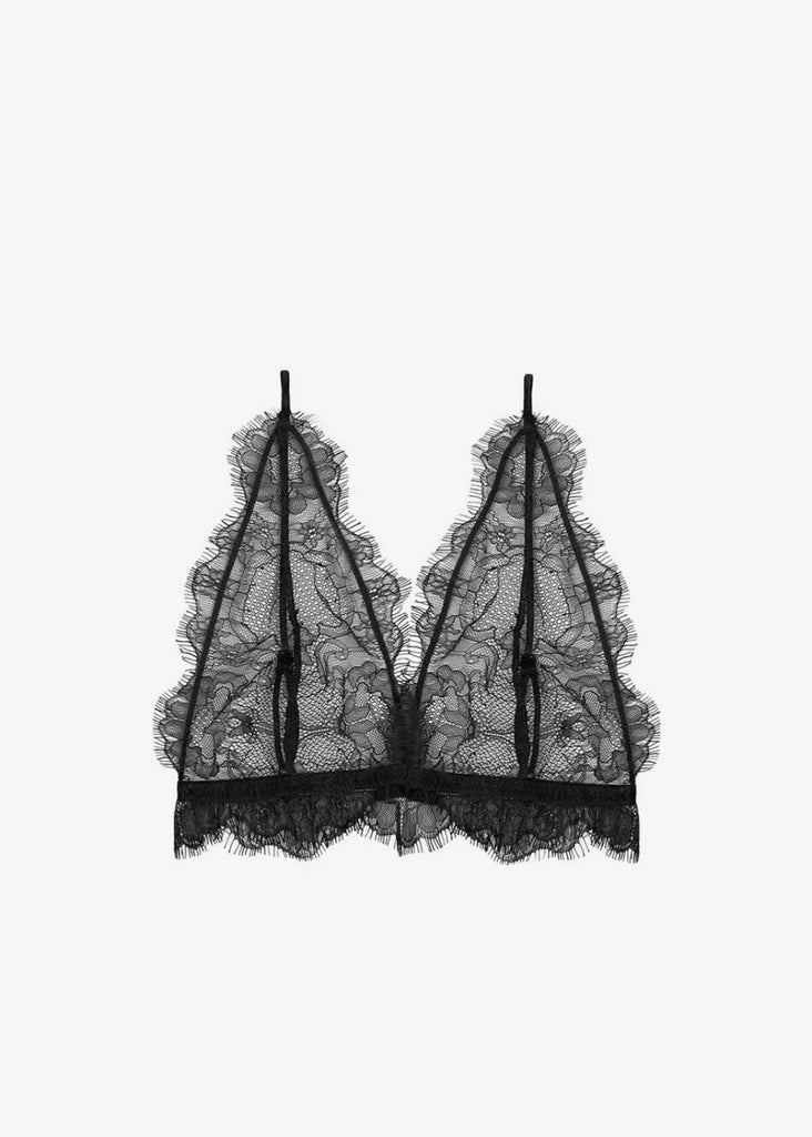 Anine Bing Delicate Lace Bra | Tula's Online Boutique
