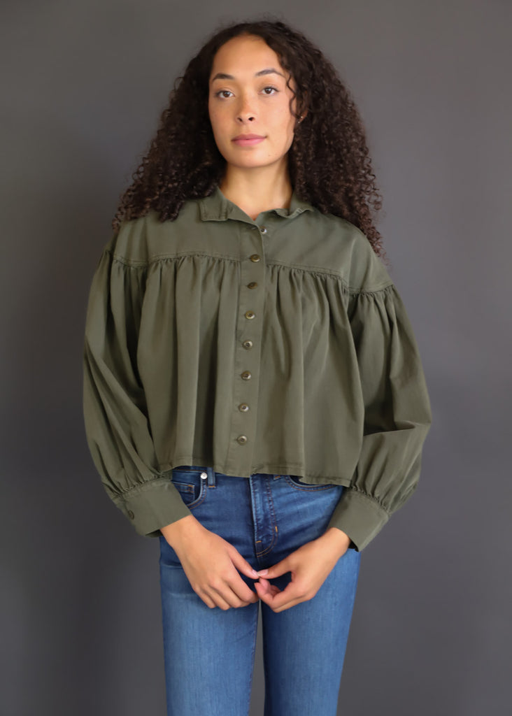 THE GREAT. Poet Shirt Jacket | Tula's Online Boutique