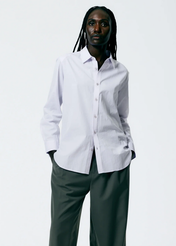 Tibi Shirting Charlie Mens Slim Shirt | Tula's Online Boutique