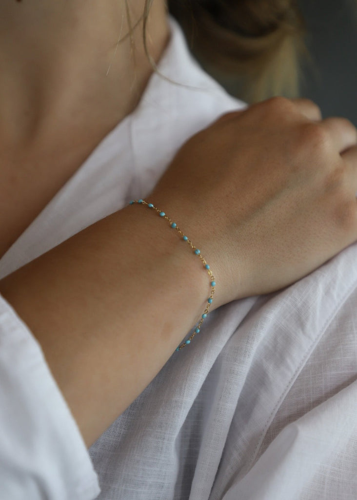 Gigi Clozeau Classic Bracelet Turquoise | Tula's Online Boutique
