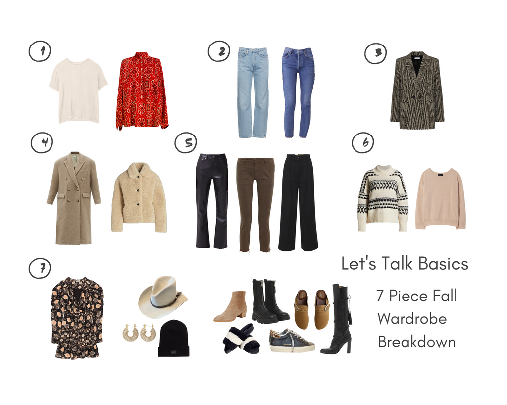 Let's Talk Basics: 7 Piece Fall Wardrobe Breakdown