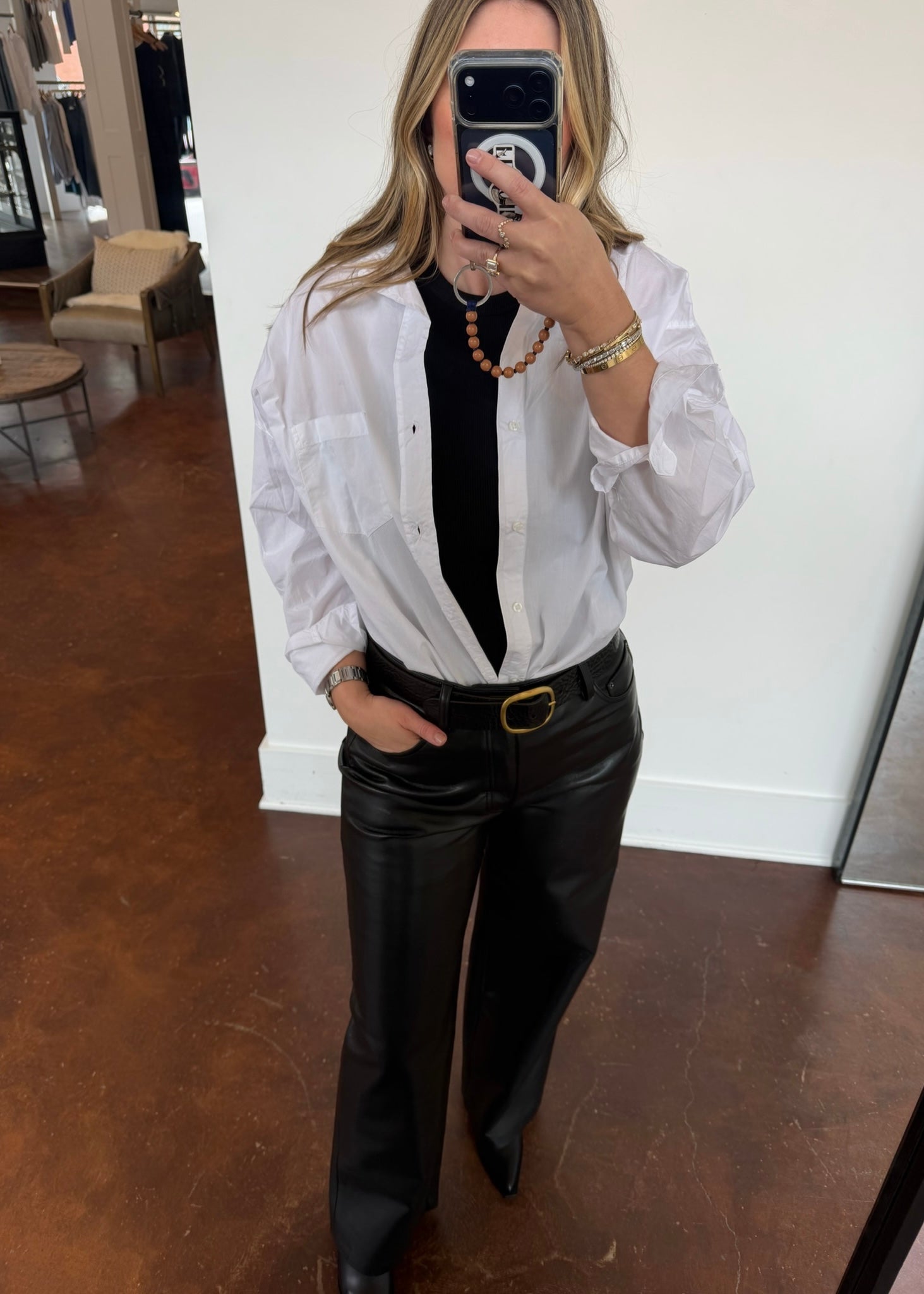 Styling The White Button Down - Look 1
