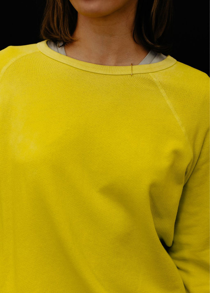 FREECITY Lucky Rabbits Sweatshirt in Yellow details  | Tula's Online Boutique