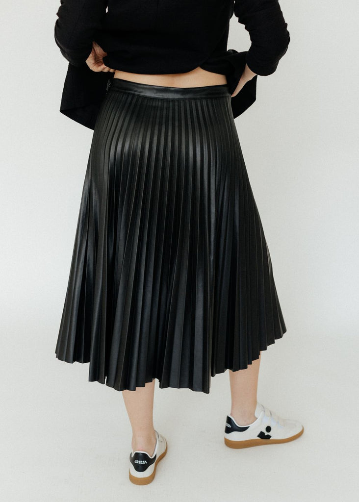 Proenza Schouler Daphne Skirt in Black Back | Tula's Online Boutique
