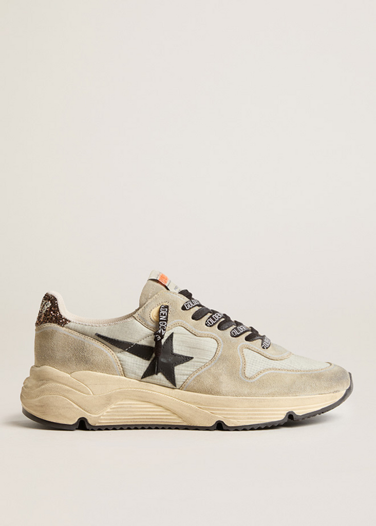 Golden Goose Deluxe Brand Running Sole in Ice & Taupe Side | Tula's Online Boutique