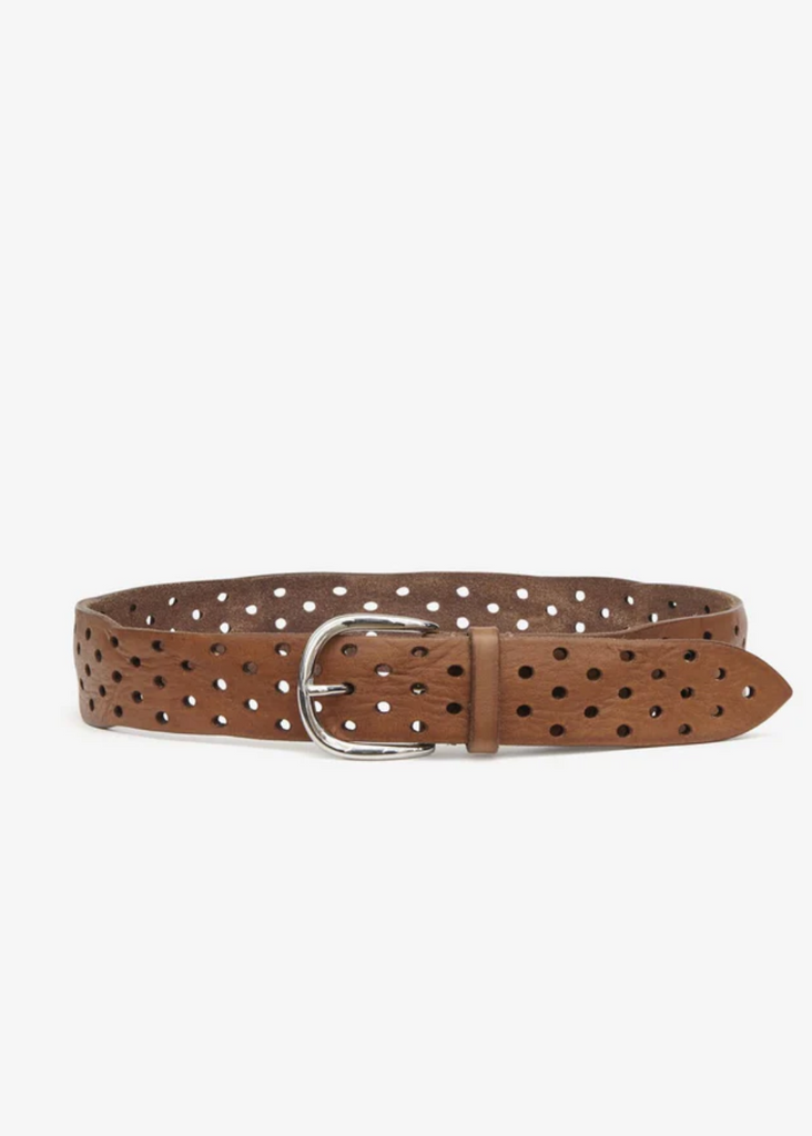 Isabel Marant Klaudia Belt in Brown Front | Tula's Online Boutique