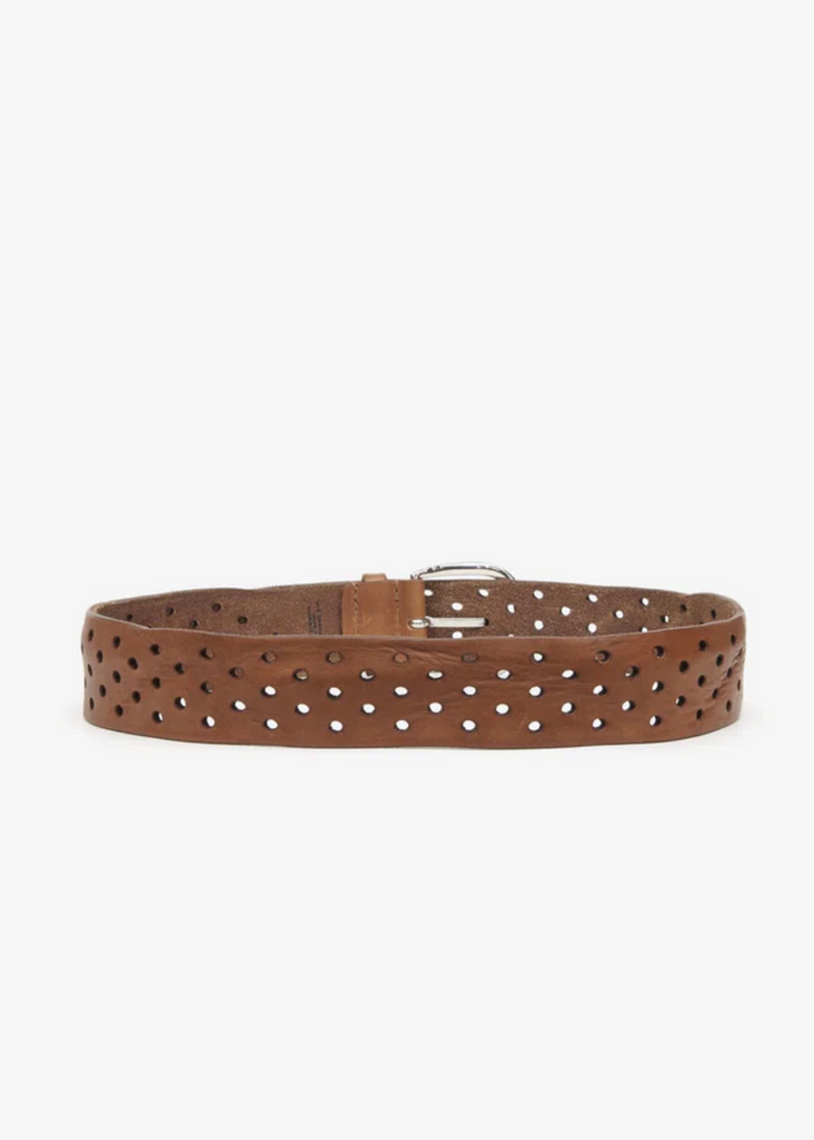 Isabel Marant Klaudia Belt in Brown Back | Tula's Online Boutique