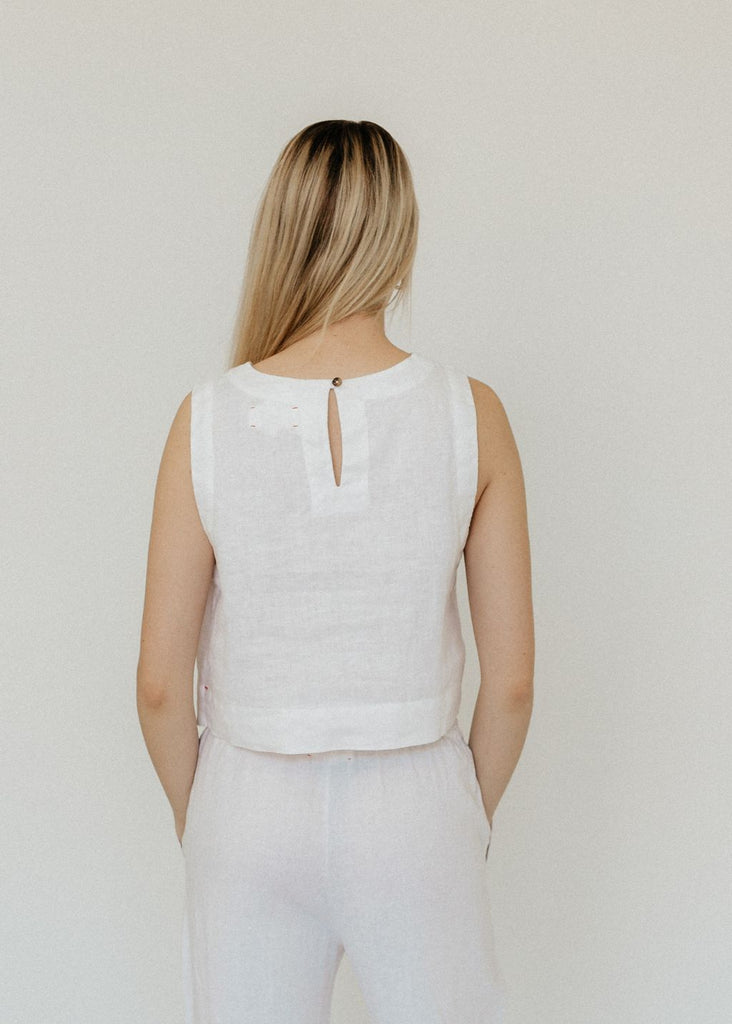 Xírena Robbie Top in White Back | Tula's Online Boutique