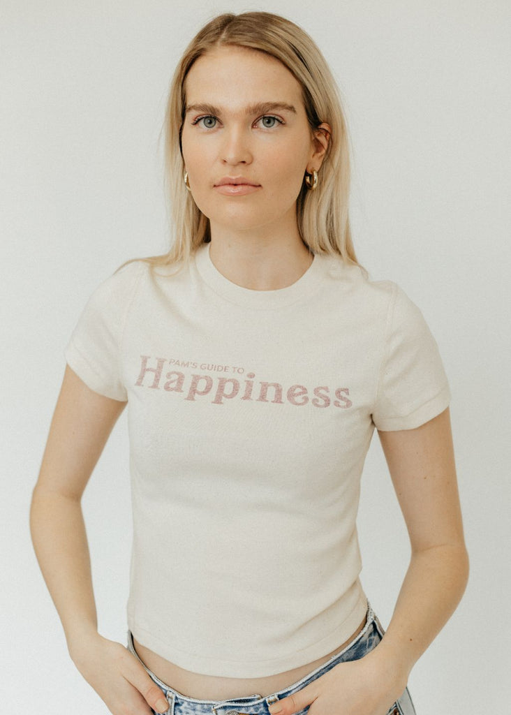 RE/DONE 90s Baby Tee Pams Guide to Happiness | Tula's Online Boutique