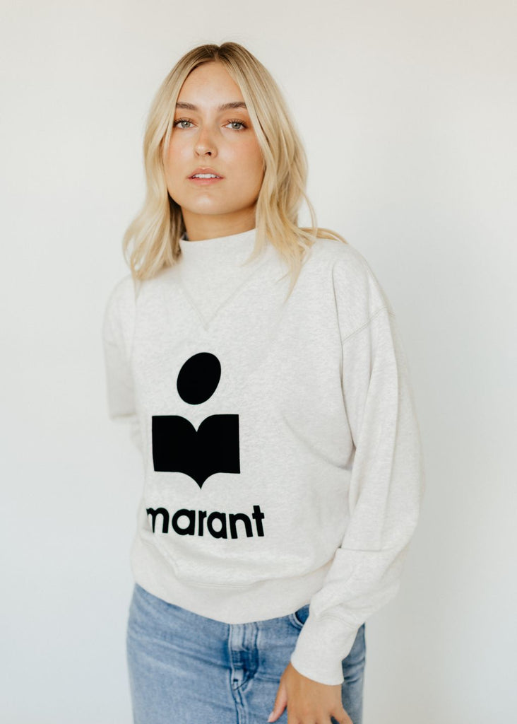 Isabel Marant Étoile Moby Sweatshirt Details | Tula Online Boutique