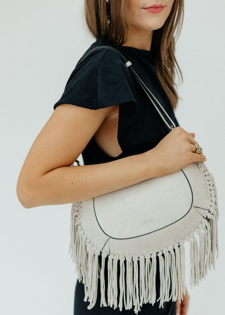 Isabel Marant Oskan Moon Shoulder Bag | Tula's Online Boutique