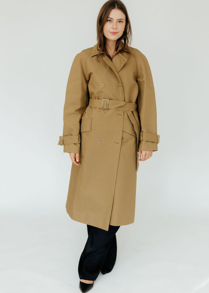 Tibi Sculpted Cotton Trench | Tula's Online Boutique