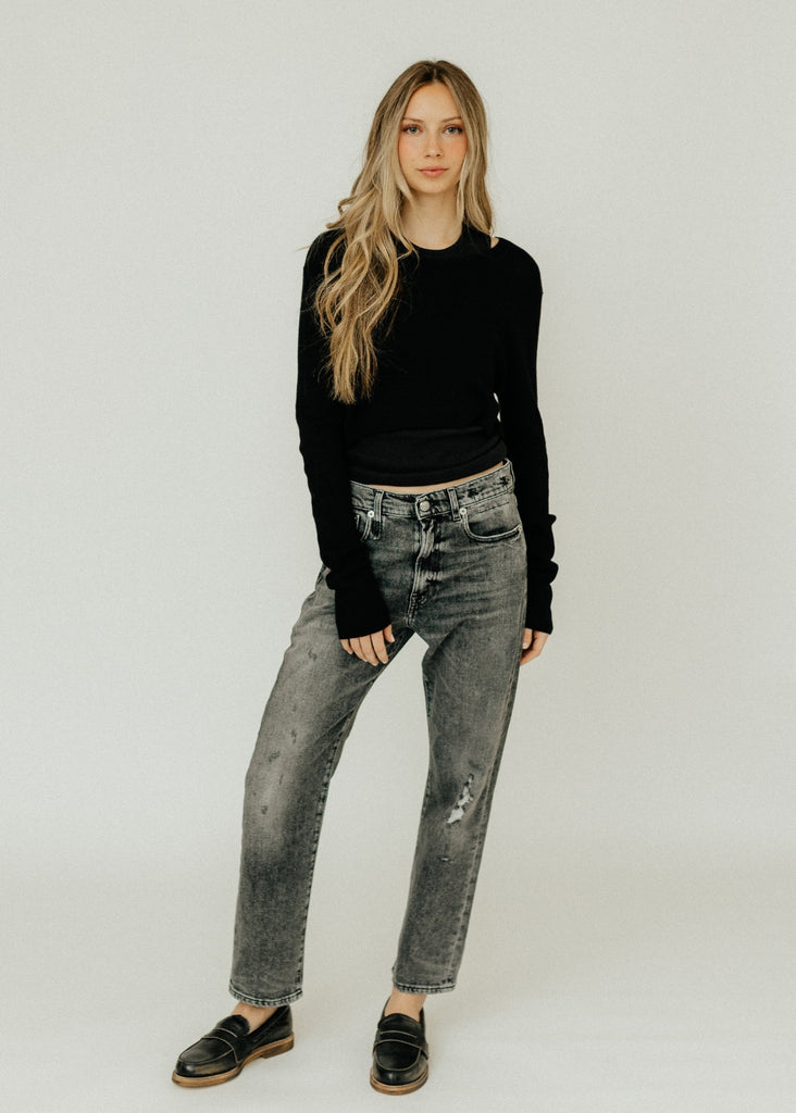 R13 Boyfriend Jeans in Vintage Grey | Tula's Online Boutique