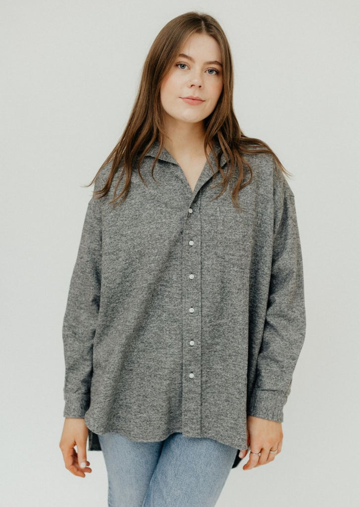 Frank & Eileen Shirley Oversized Shirt in HB | Tula's Online Boutique