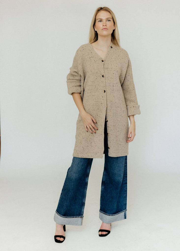 Lauren Manoogian Oversize Button Cardigan | Tula's Online Boutique