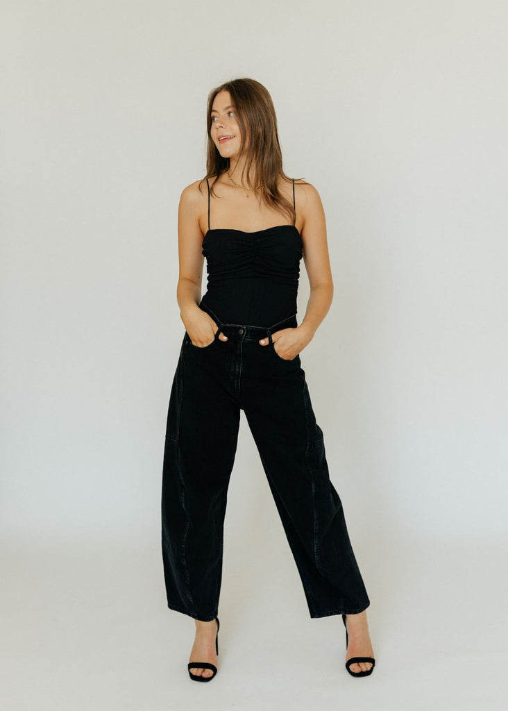 Tibi Black Denim Sid Jeans - Petite | Tula's Online Boutique