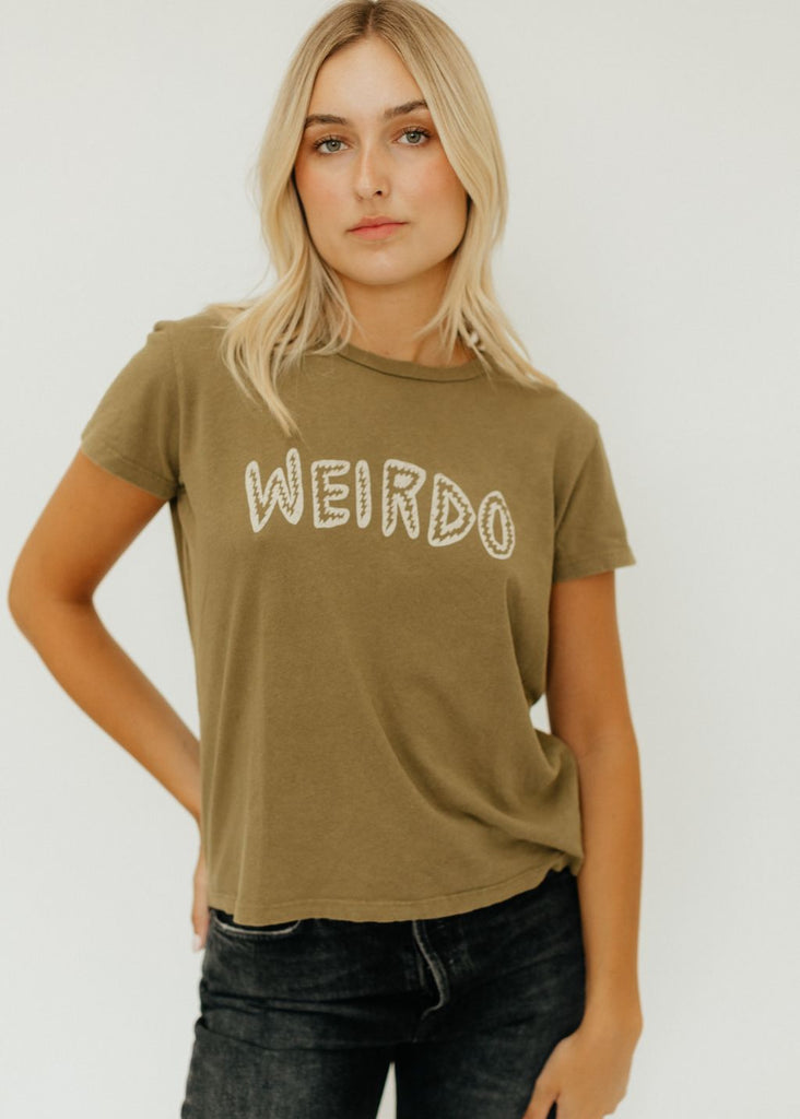 MOTHER The Boxy Goodie Goodie Tee in Weirdo | Tula's Online Boutique