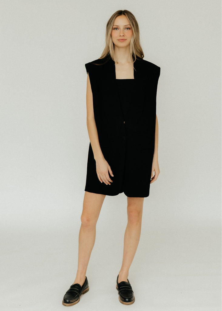 Isabel Marant Emara Sleeveless Blazer Front | Tula's Online Boutique