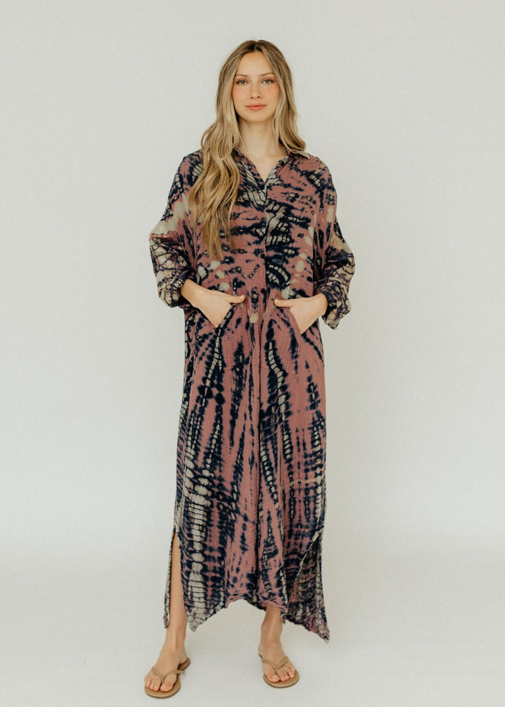 Raquel Allegra Caftan Shirt Dress | Tula's Online Boutique