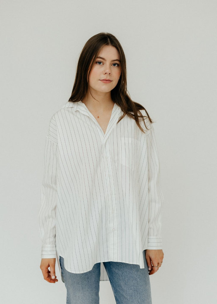 Frank & Eileen Shirley Oversized Shirt in BTS | Tula's Online Boutique