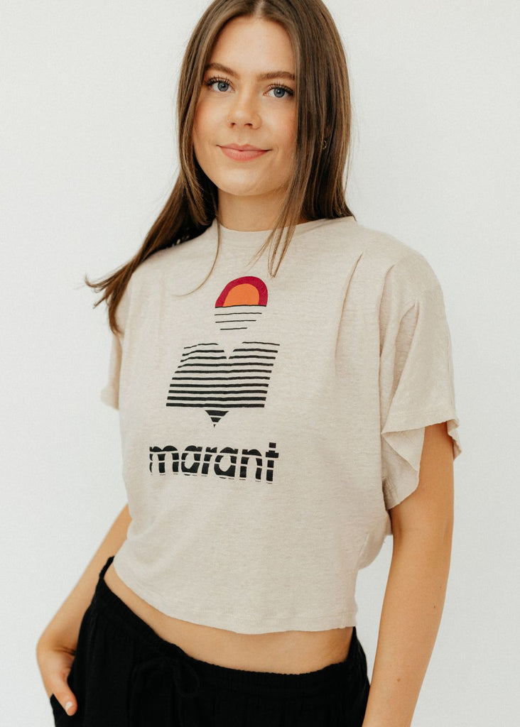 Isabel Marant Étoile Kyanza T-Shirt | Tula's Online Boutique