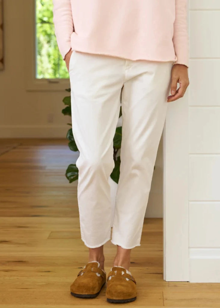 Frank & Eileen Wicklow Italian Chino Front | Tula's Online Boutique