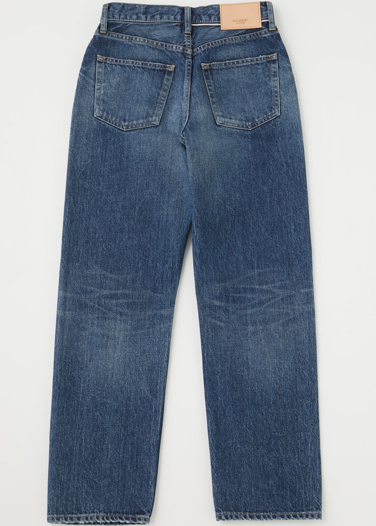 Moussy MV Widtsoe Wide Straight in Blue | Tula's Online Boutique