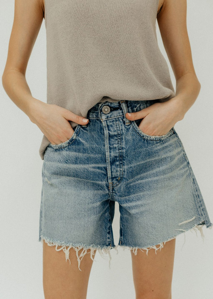 Moussy MV Graterford Shorts Front | Tula's Online Boutique