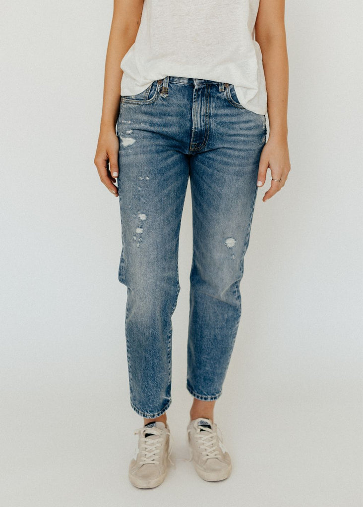R13 Boyfriend Jeans in Bain Rips | Tula's Online Boutique