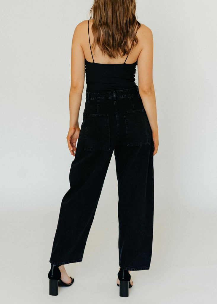 Tibi Black Denim Sid Jeans - Petite Back | Tula's Online Boutique