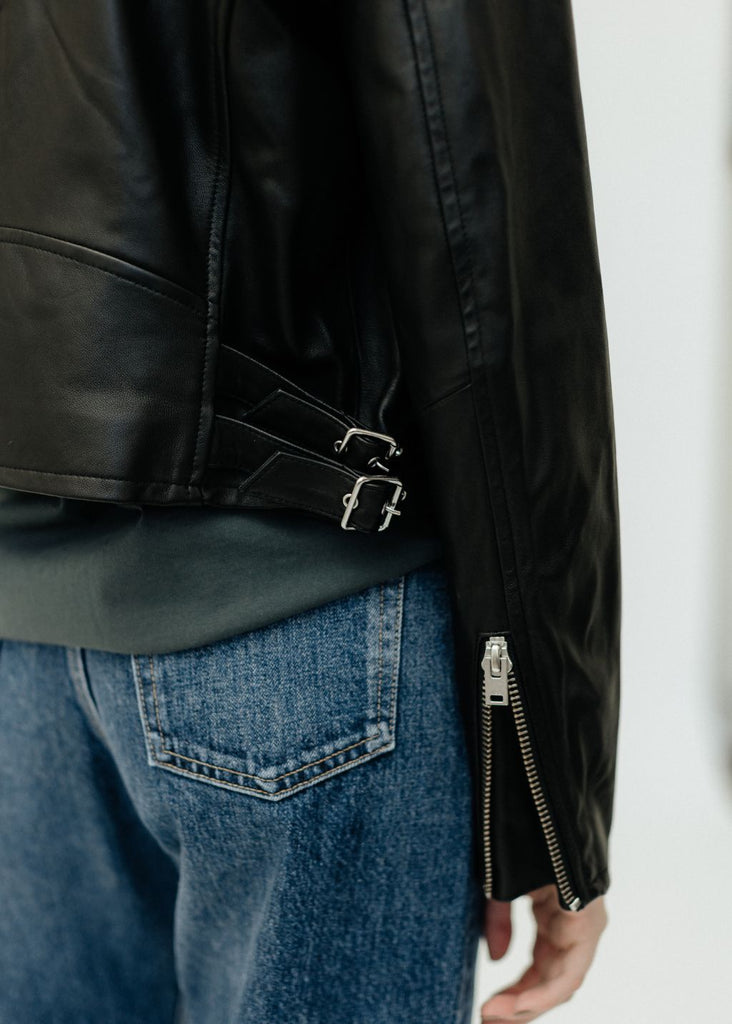 IRO Ashville Biker Jacket in Black Details | Tula's Online Boutique