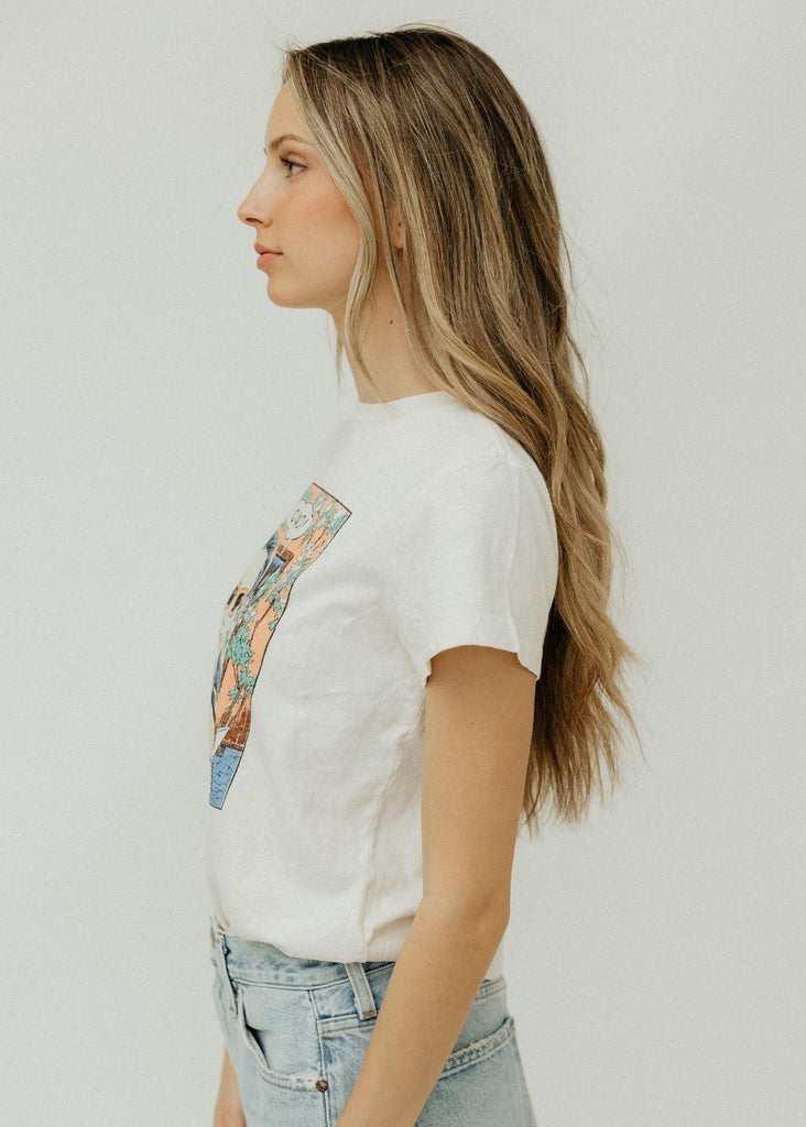 RE/DONE Classic Tee Ciao Side View | Tula's Online Boutique