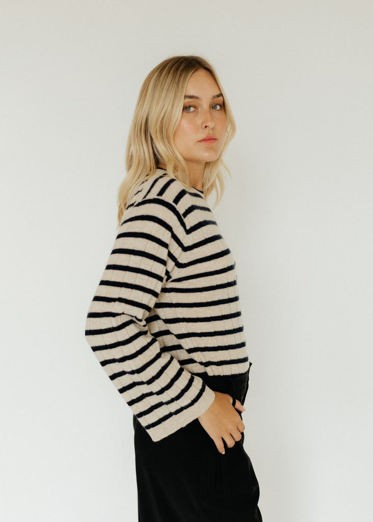 Velvet Napa Sweater Side | Tula Online Boutique