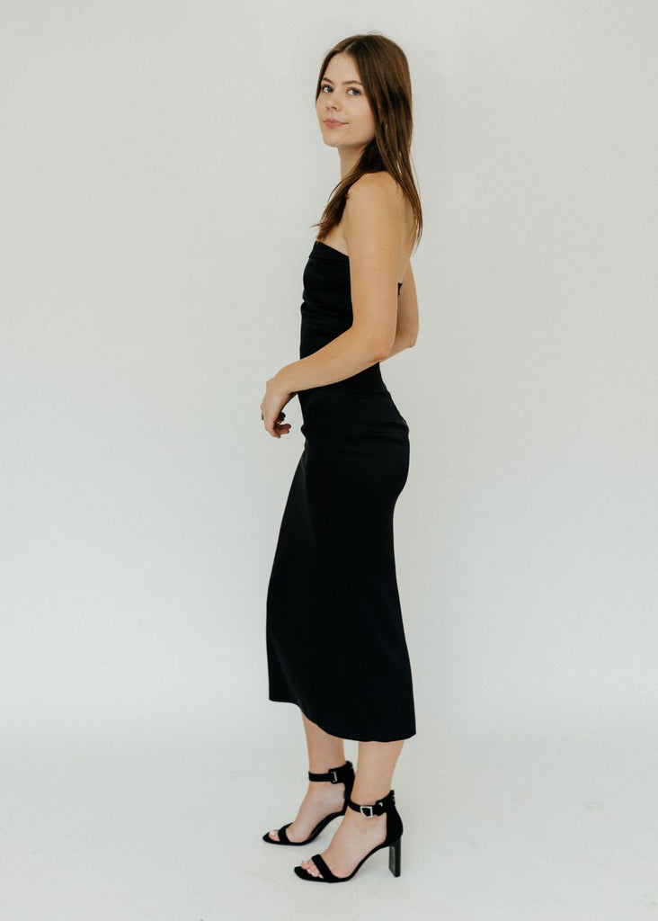 Sablyn Severine Strapless Dress Side | Tula's Online Boutique