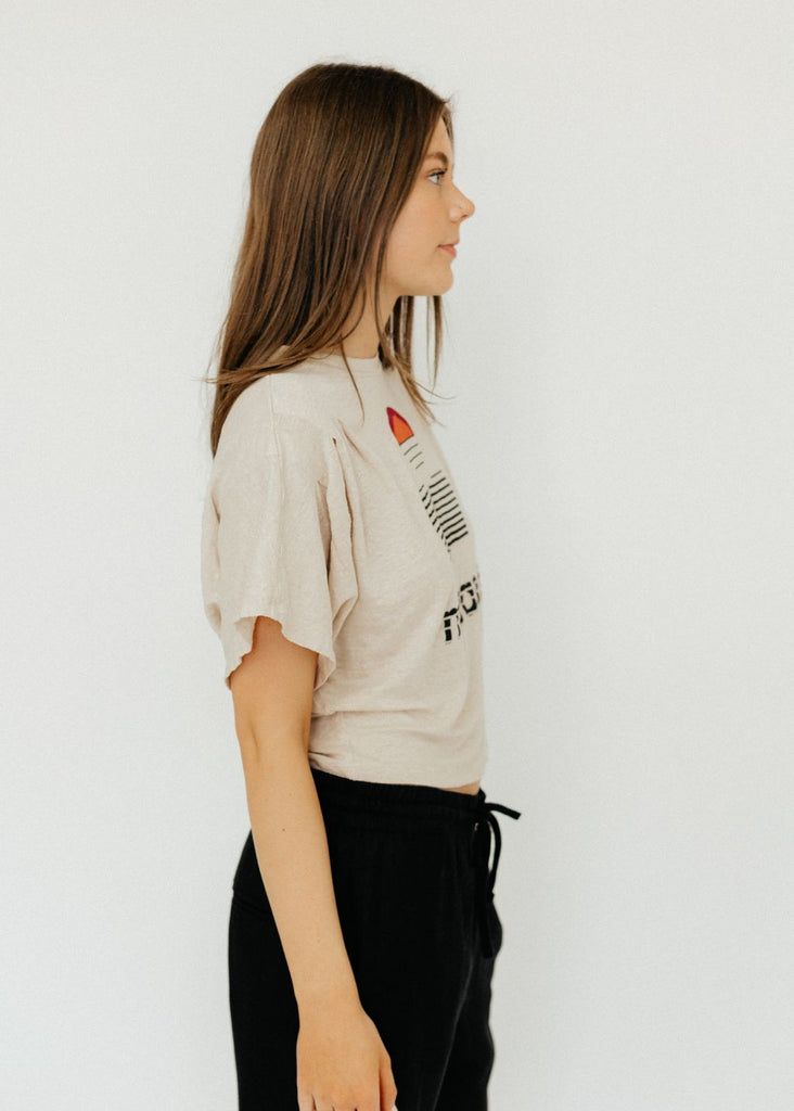 Isabel Marant Étoile Kyanza T-Shirt Side | Tula's Online Boutique