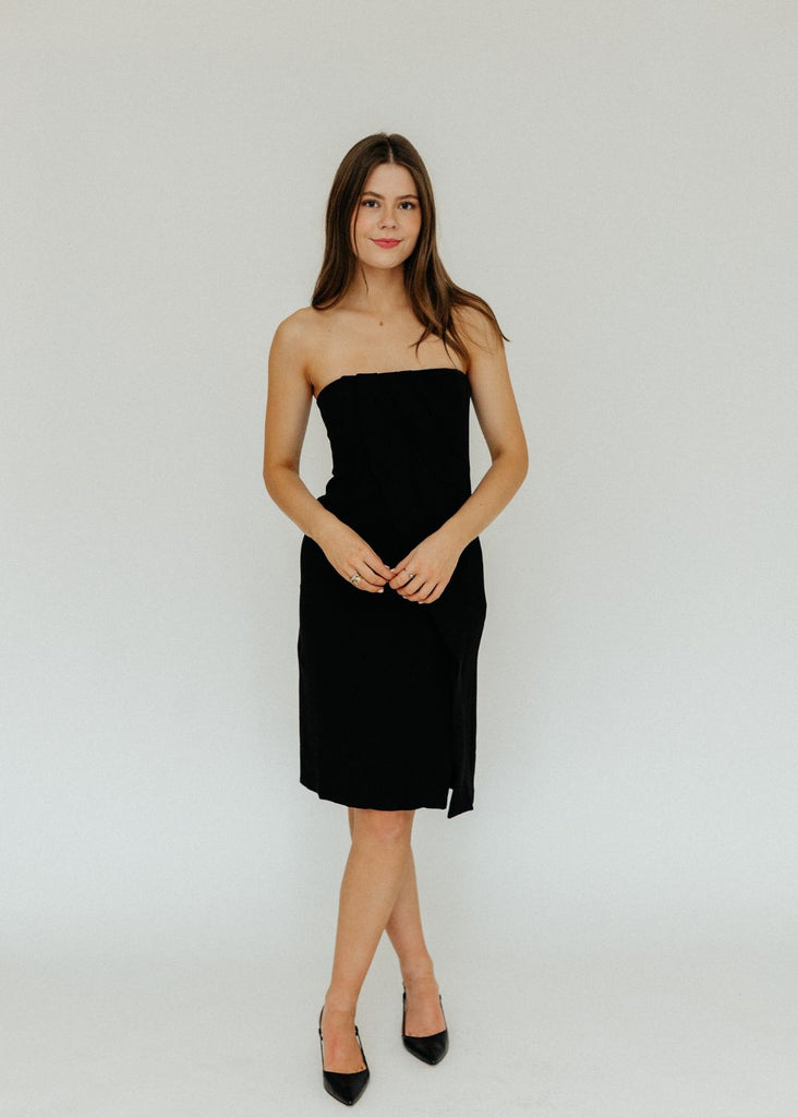 Anine Bing Halle Dress in Black | Tula Designer Boutique