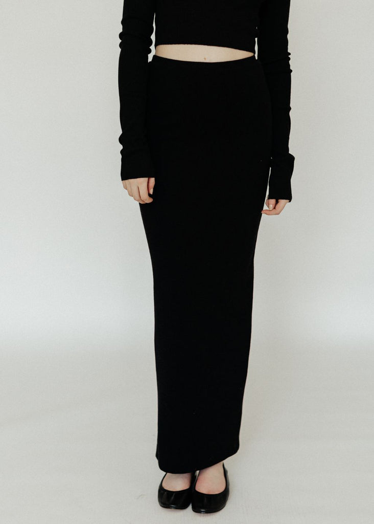 Éterne Emma Skirt in Black Details | Tula's Online Boutique