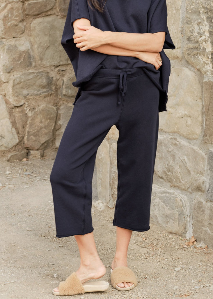 Frank & Eileen Catherine Favorite Sweatpant in Navy | Tula's Online Boutique