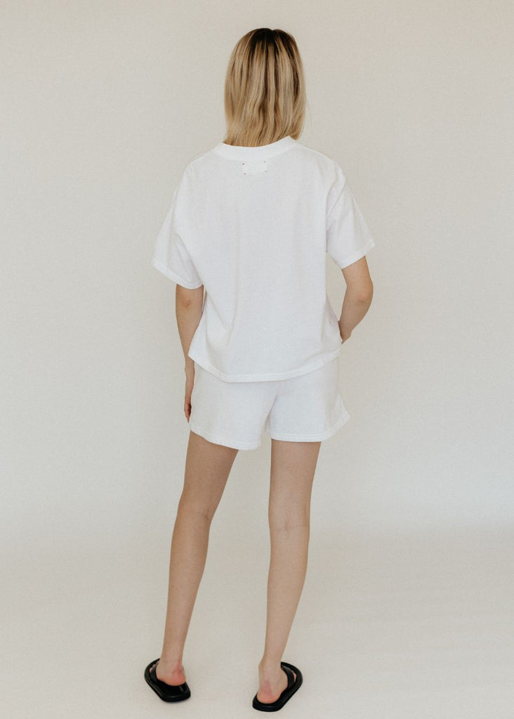Xírena Palmer Tee in White Back | Tula's Online Boutique