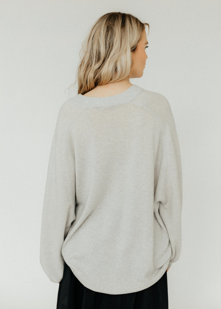 Tibi Washable Crewneck Sweatshirt Sweater Back | Tula's Online Boutique